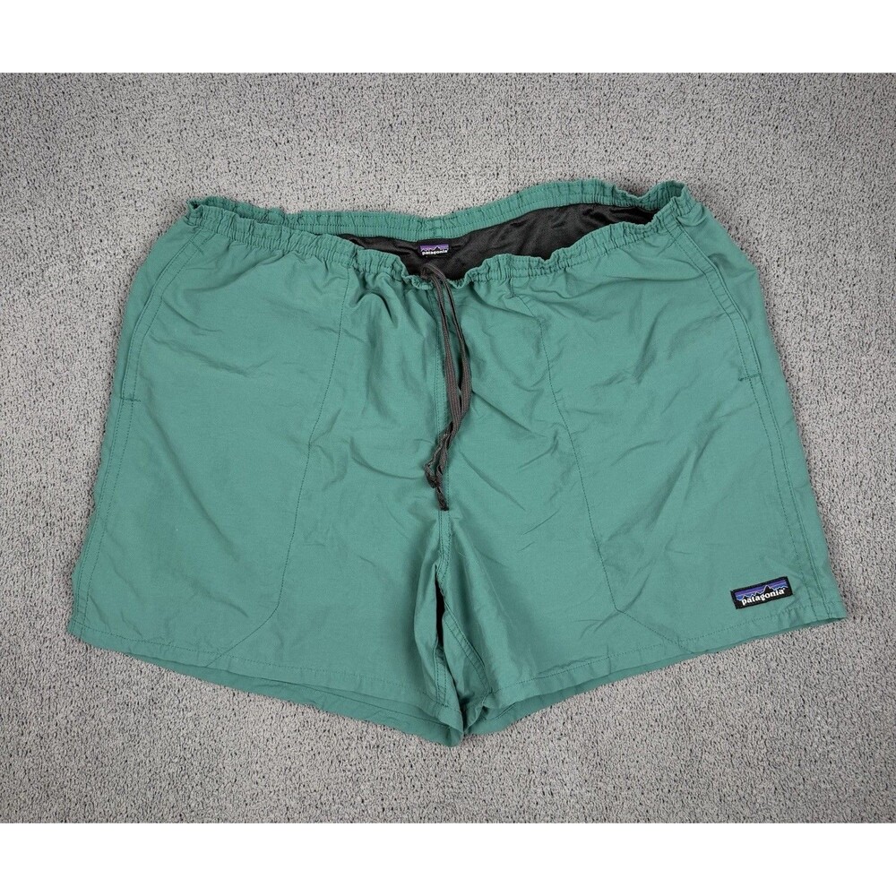 Patagonia Baggies Shorts Mens XL Green Mesh Lined Trunks Beach Swim 57020
